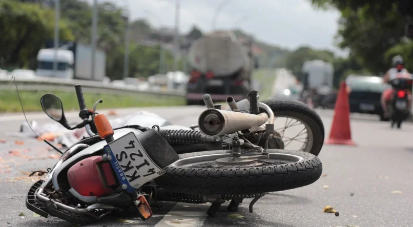 A maioria das vítimas nos sinistros de trânsito são motociclistas 