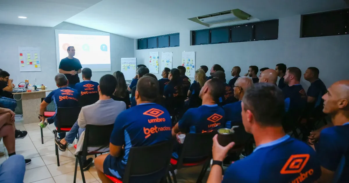 Workshop que aconteceu no CT do Sport