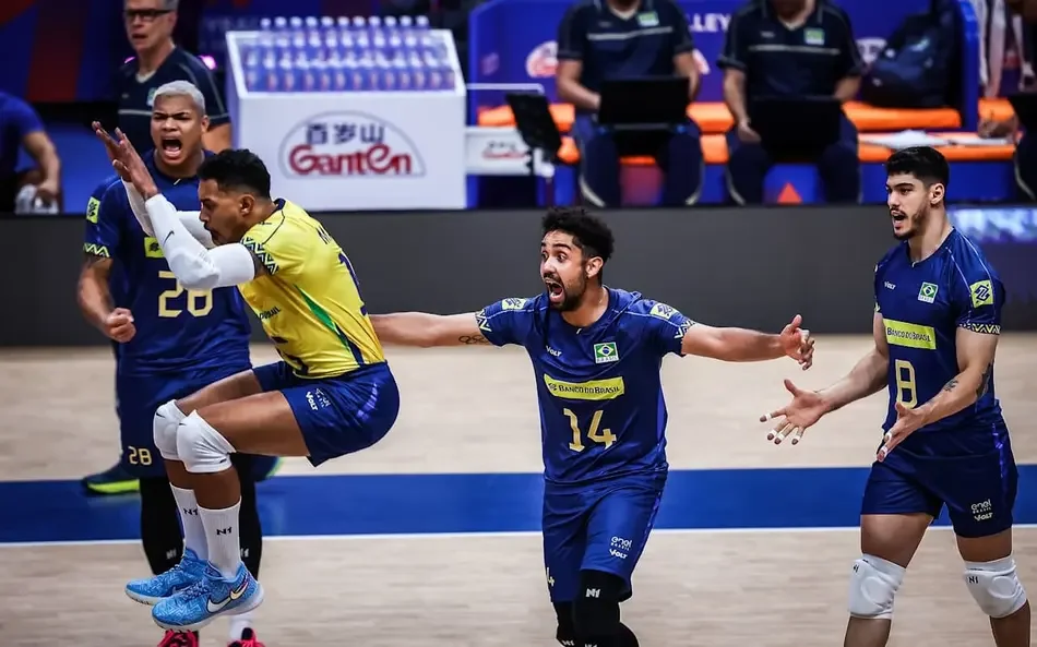 Seleção brasileira masculina de vôlei na VNL