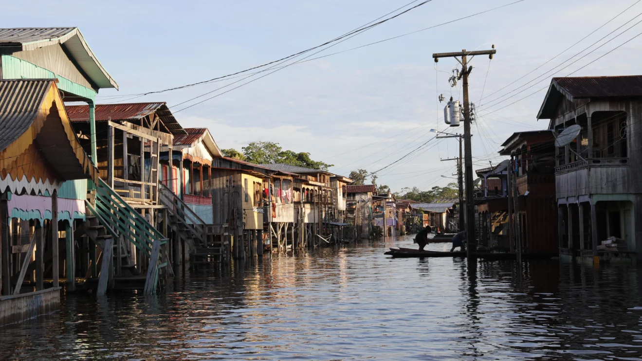 Cheia no município de Anamã em julho de 2025