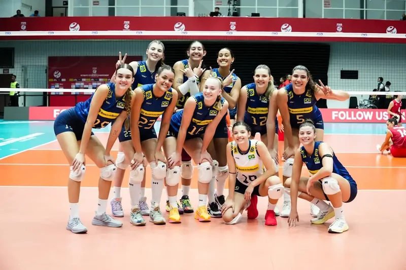 Imagem da Seleção brasileira Sub-21 feminina de Vôlei