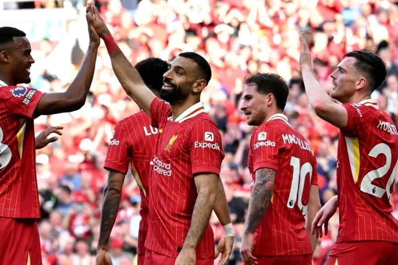 Equipe do Liverpool na temporada 2024/25