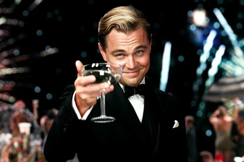 Leonardo DiCaprio no filme "O Grande Gatsby"