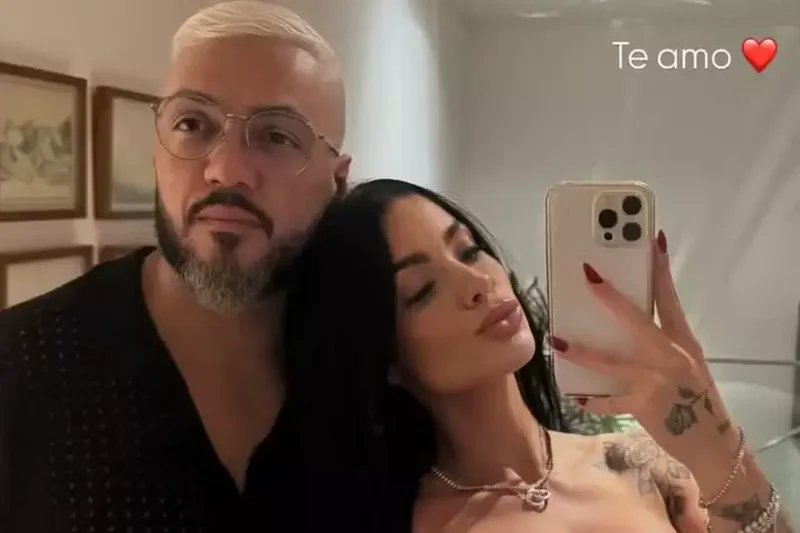 Belo e Rayane Figliuzzi