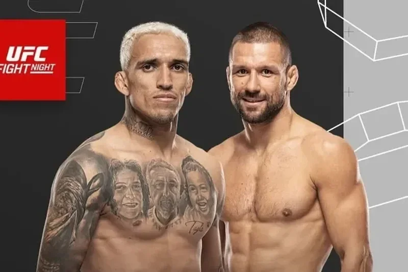 Imagem do card da luta entre Do Bronx x Matheusz Gamrot