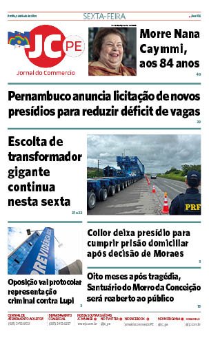 Foto da capa: Moraes põe Collor em prisão domiciliar com tornozeleira